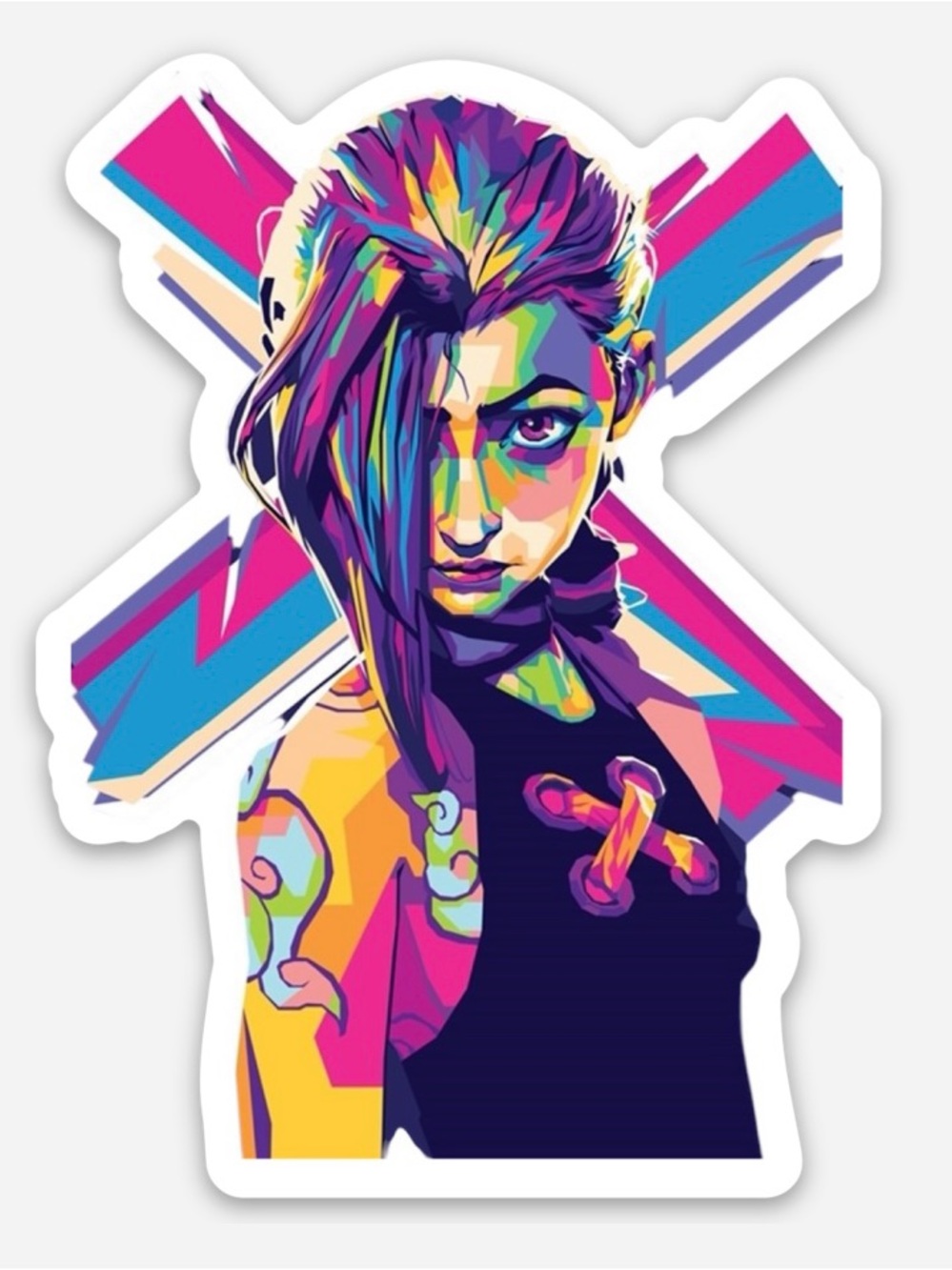 Jinx 3” Vinyl Die Cut Sticker